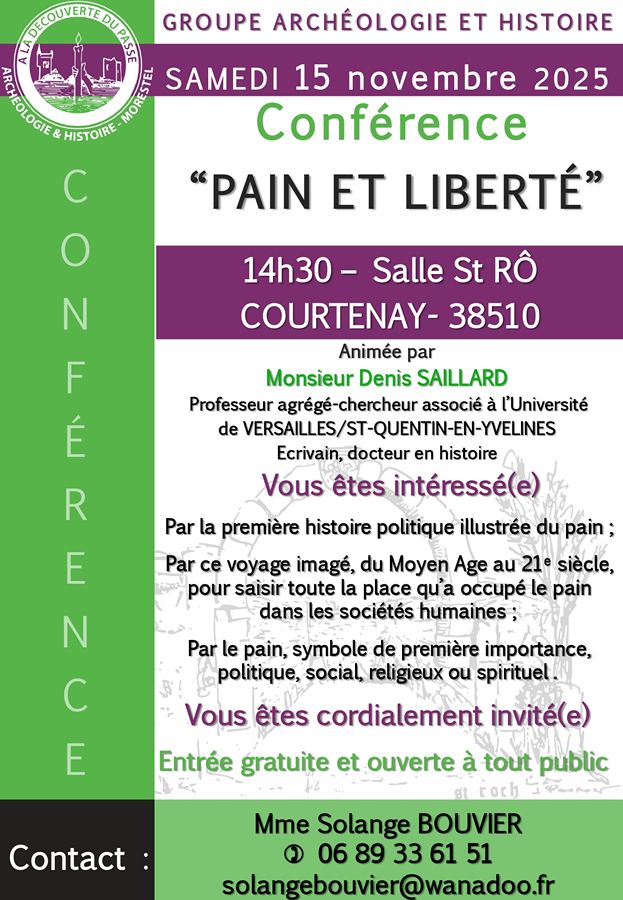GEAH 15 NOVEMBRE 2025 PAIN ET LIBERTE