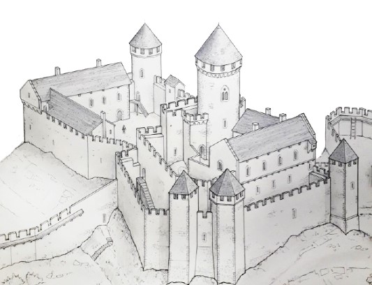 Château fort en Dauphiné