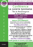 GEAH 16 NOVEMBRE 2024 2024 CONFERENCE SOIERIE LYONNAISE